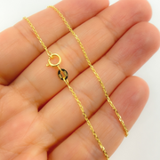 14K Solid Gold Cable Chain